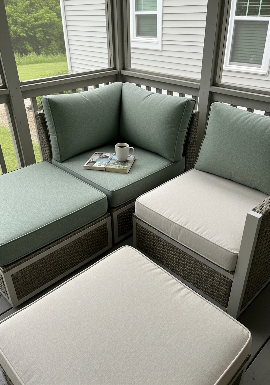 Modular Furniture Layout - Screened In Porch Decorating Ideas: 50 Ways To Make It Perfect