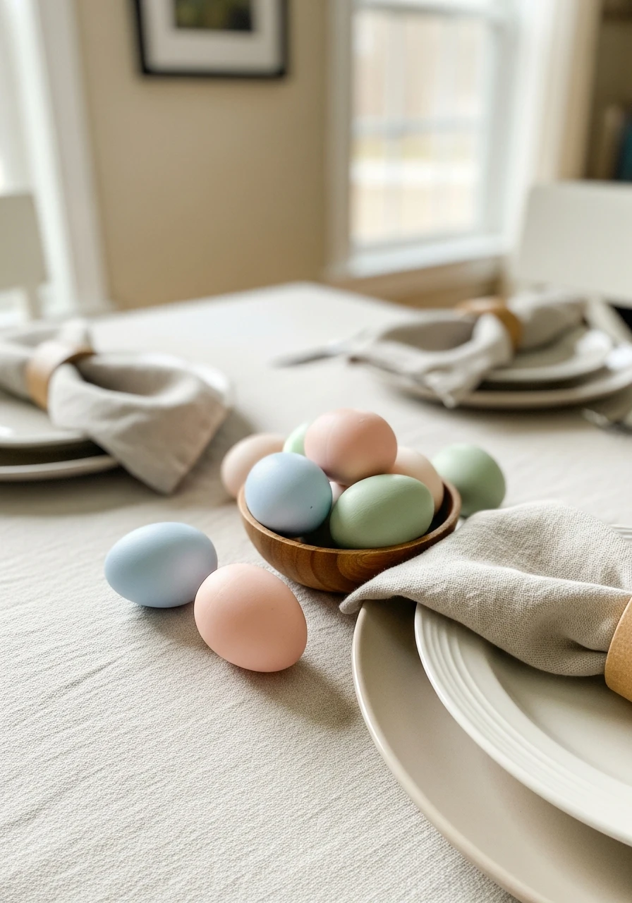 Decorative Painted Eggs - 50 Best Spring Tablescapes Ideas