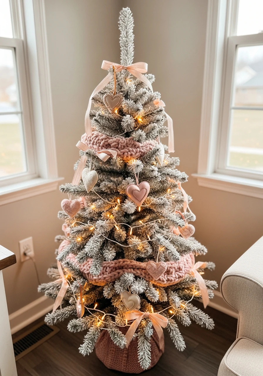 Cozy Fairy Light Tree - Valentines Day Tree Ideas