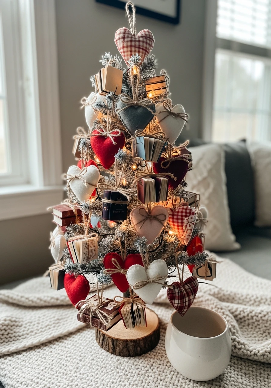 Literary Heart Tree - Valentines Day Tree Ideas