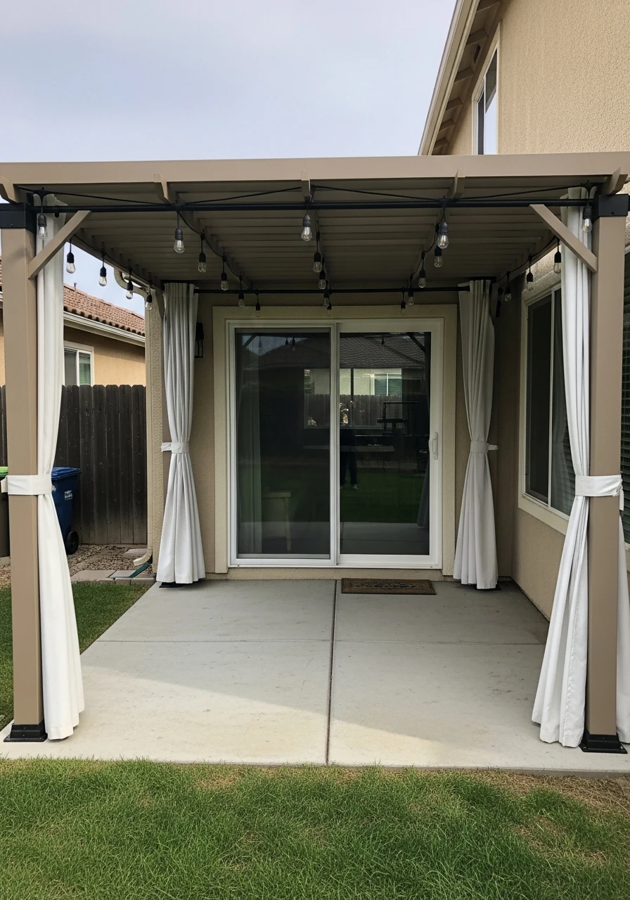 Place a Freestanding Pergola - 35 Renter-Friendly Backyard Ideas: High-End Style Without Losing Your Deposit