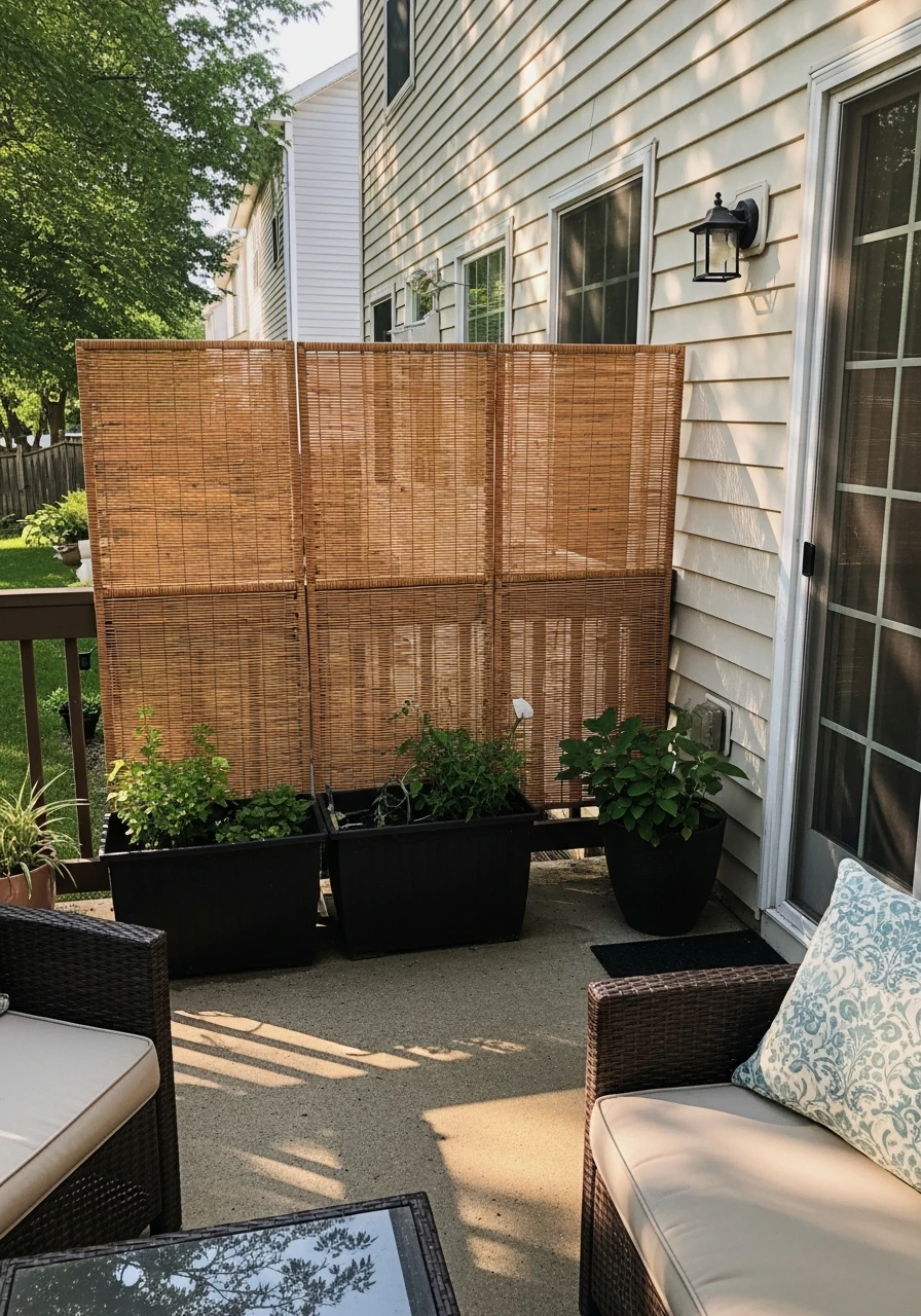 Add Privacy with Shade Panels - 35 Renter-Friendly Backyard Ideas: High-End Style Without Losing Your Deposit