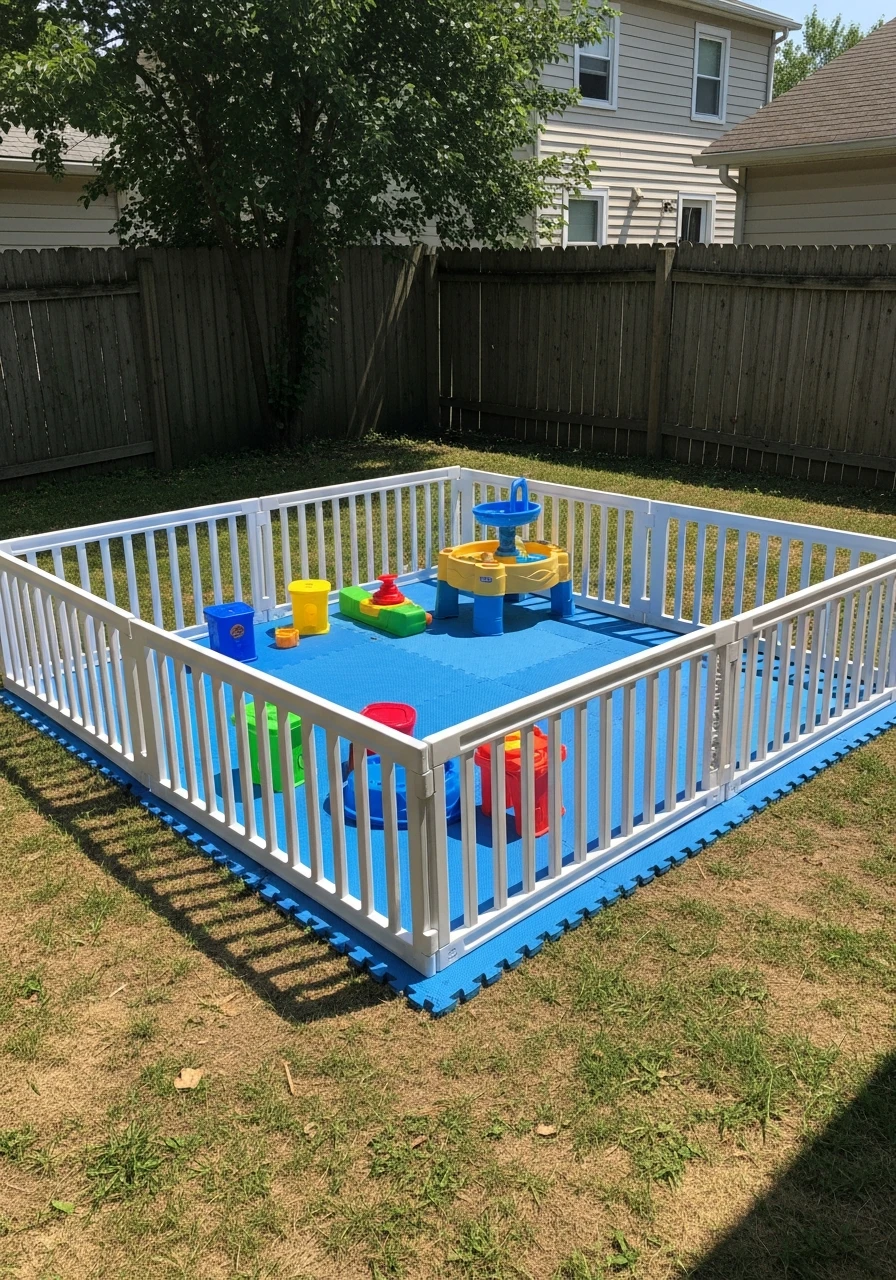 Removable Play or Pet Zone - 35 Renter-Friendly Backyard Ideas: High-End Style Without Losing Your Deposit