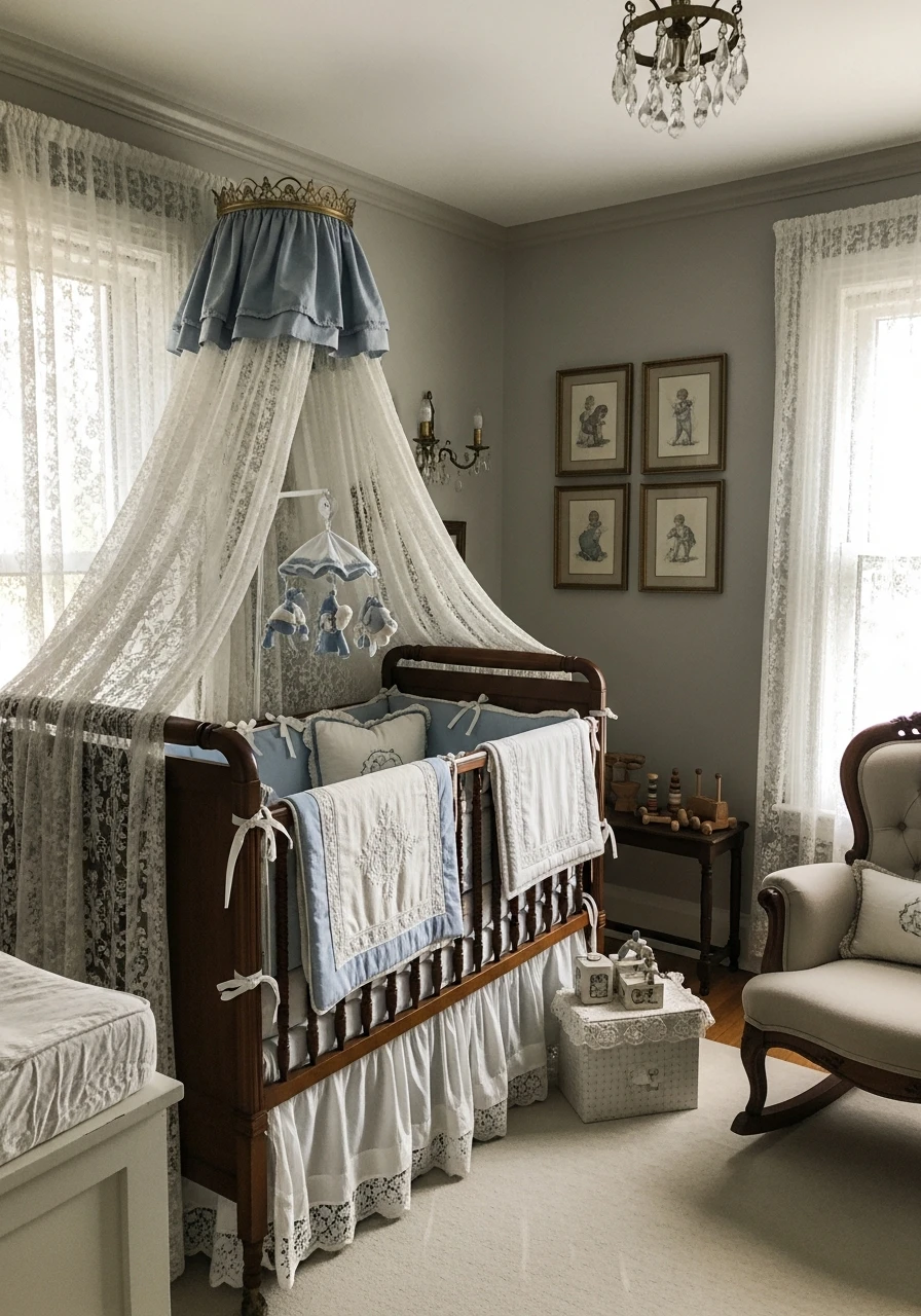 Vintage Classic Nursery - 50 Best Baby Boy Nursery Ideas for a High-End Look on a Budget