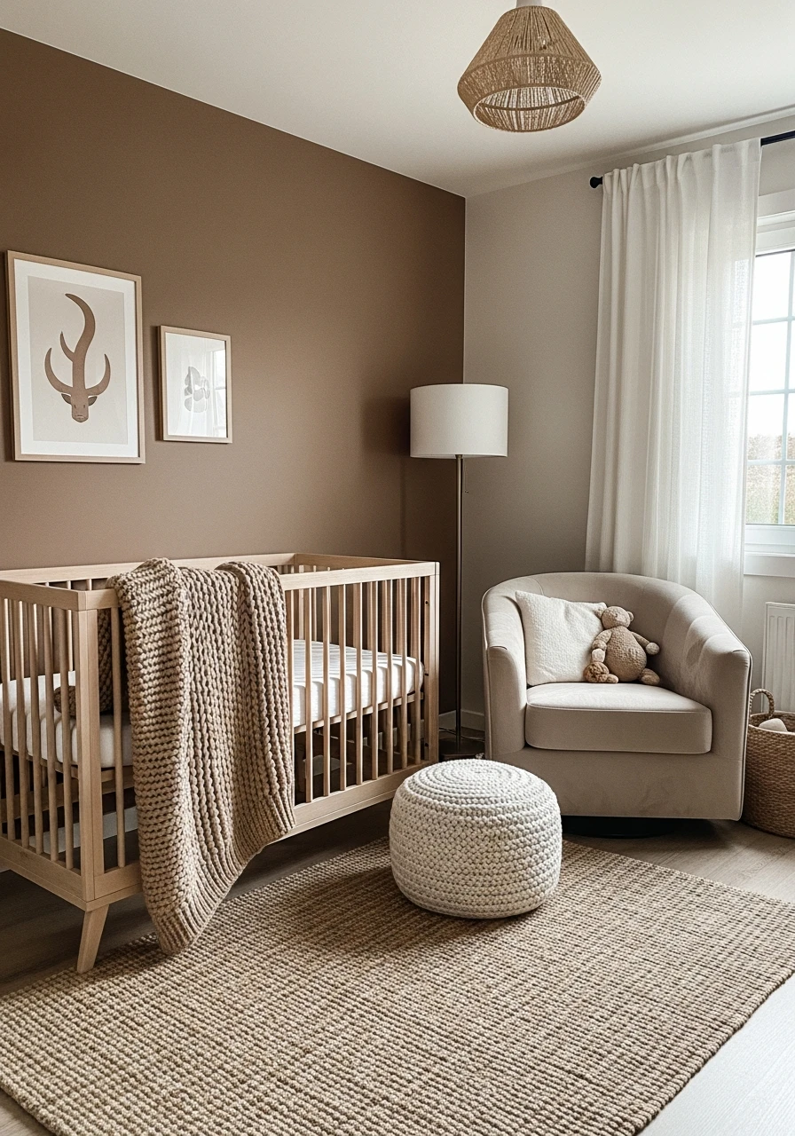 Mocha and Warm Neutrals - 50 Best Baby Boy Nursery Ideas for a High-End Look on a Budget