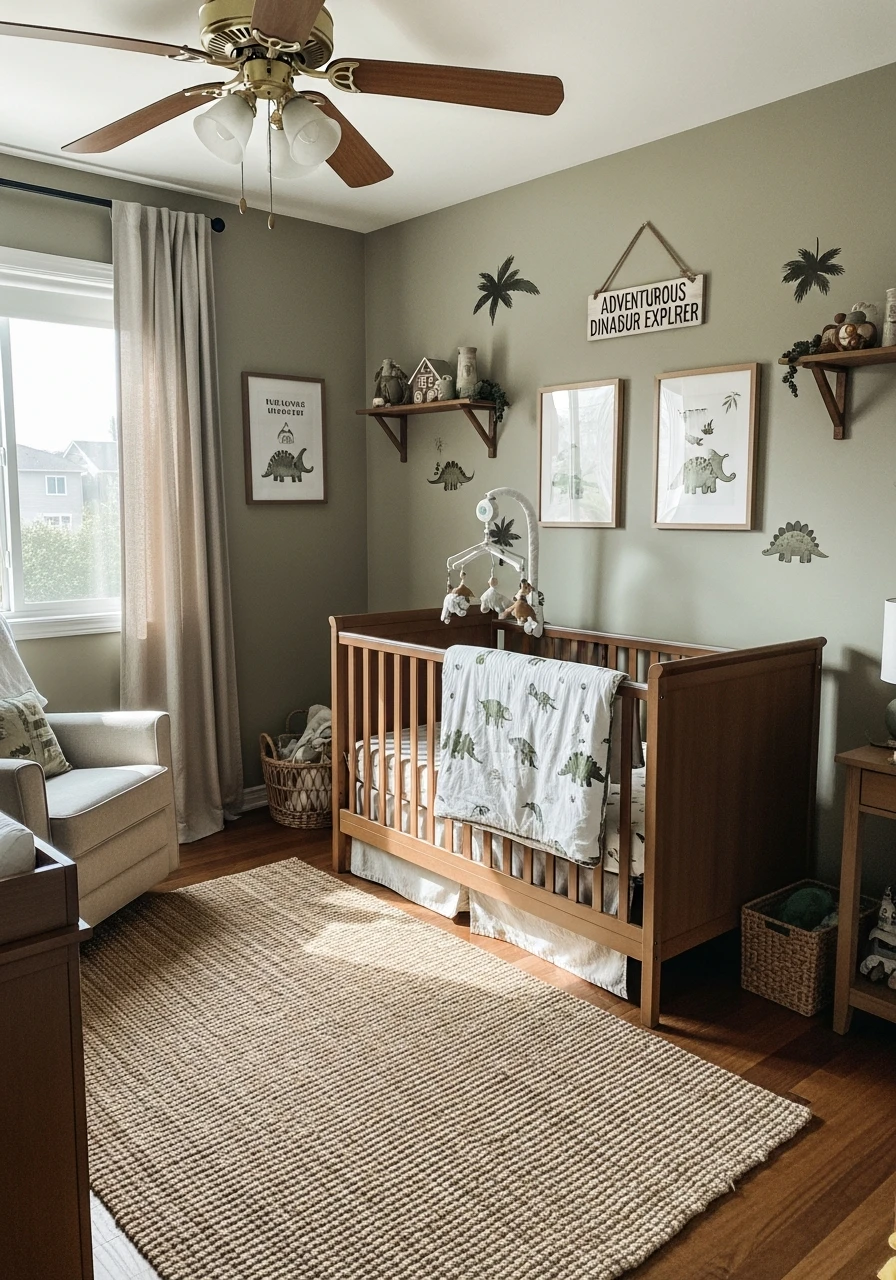 Dinosaur Explorer Room - 50 Best Baby Boy Nursery Ideas for a High-End Look on a Budget