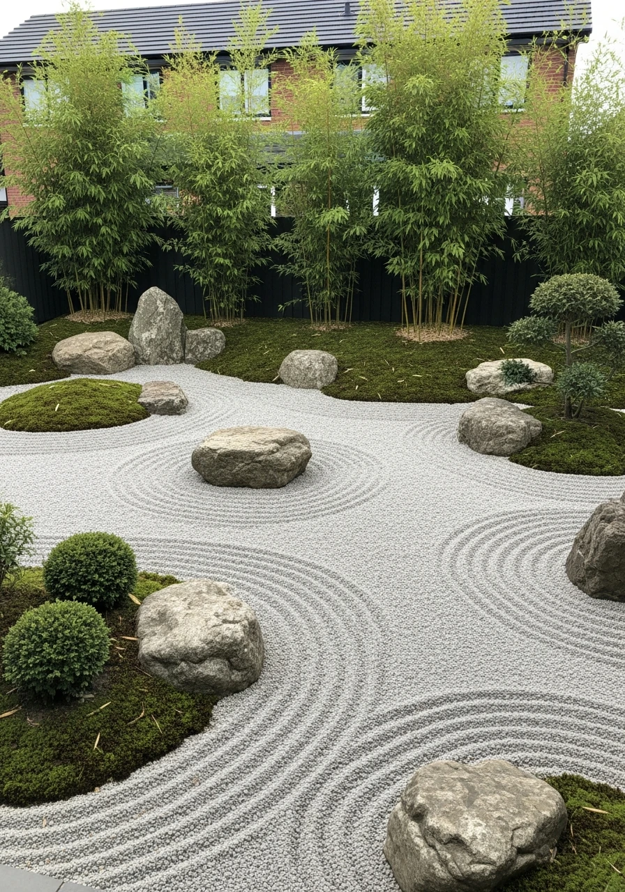Japanese Zen Inspired Backyard Garden