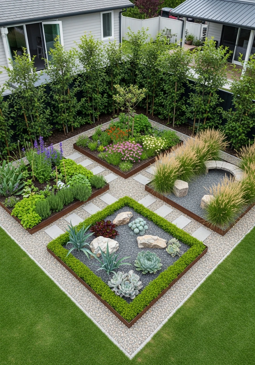 Botanical Bento Compartment Garden Design