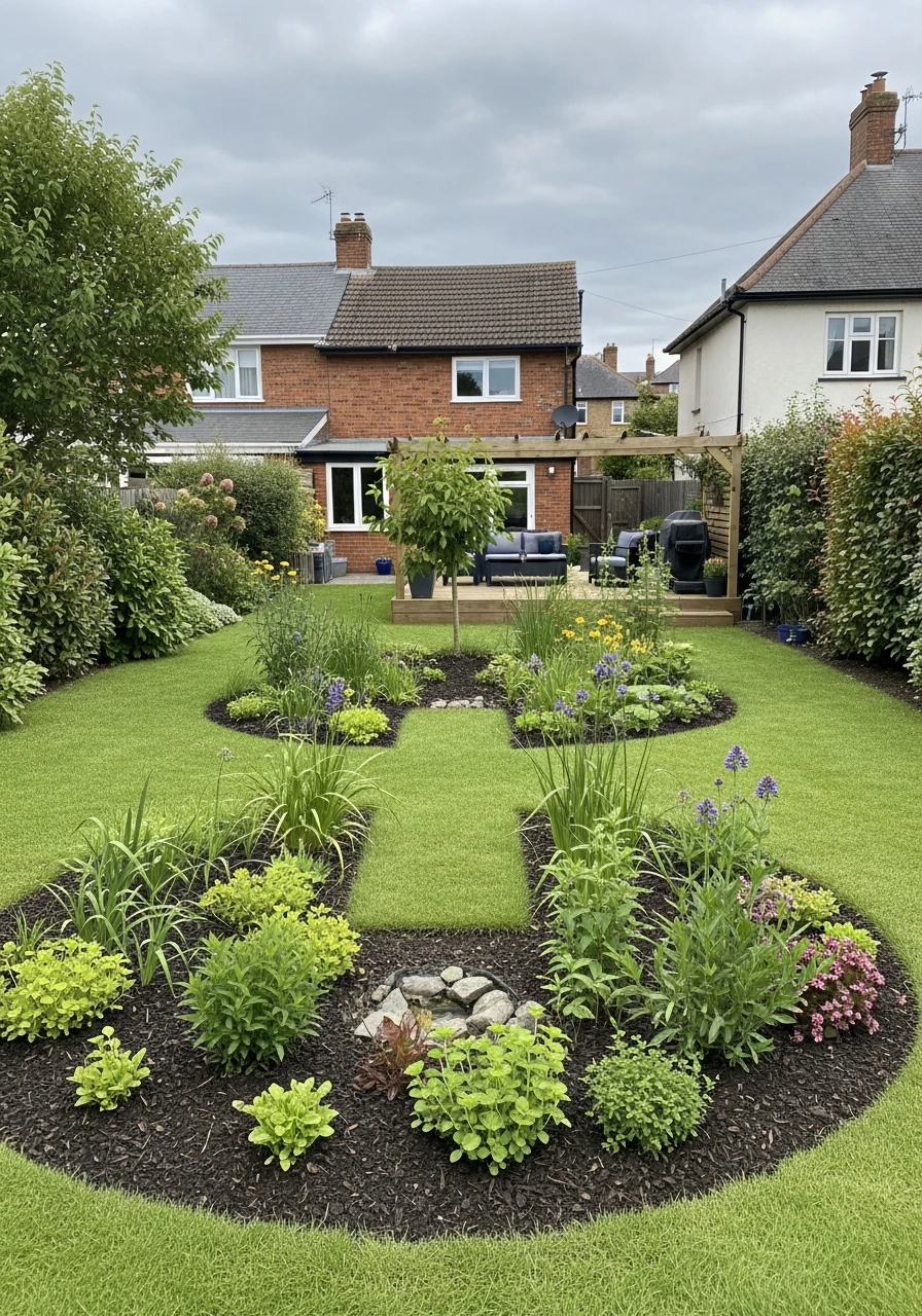 Sustainable Rain Garden Landscaping Idea