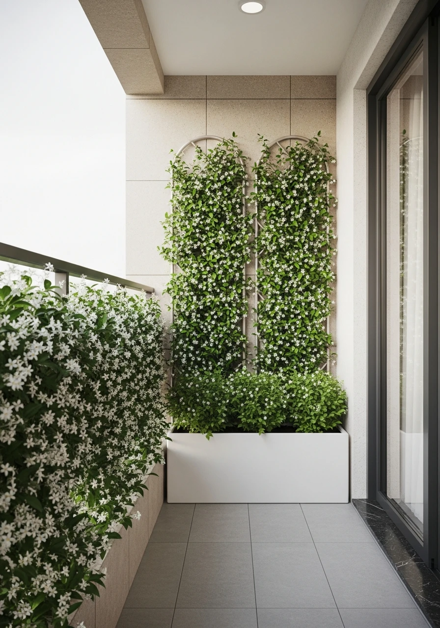 Rail-to-Ceiling Climbing Plant Garden