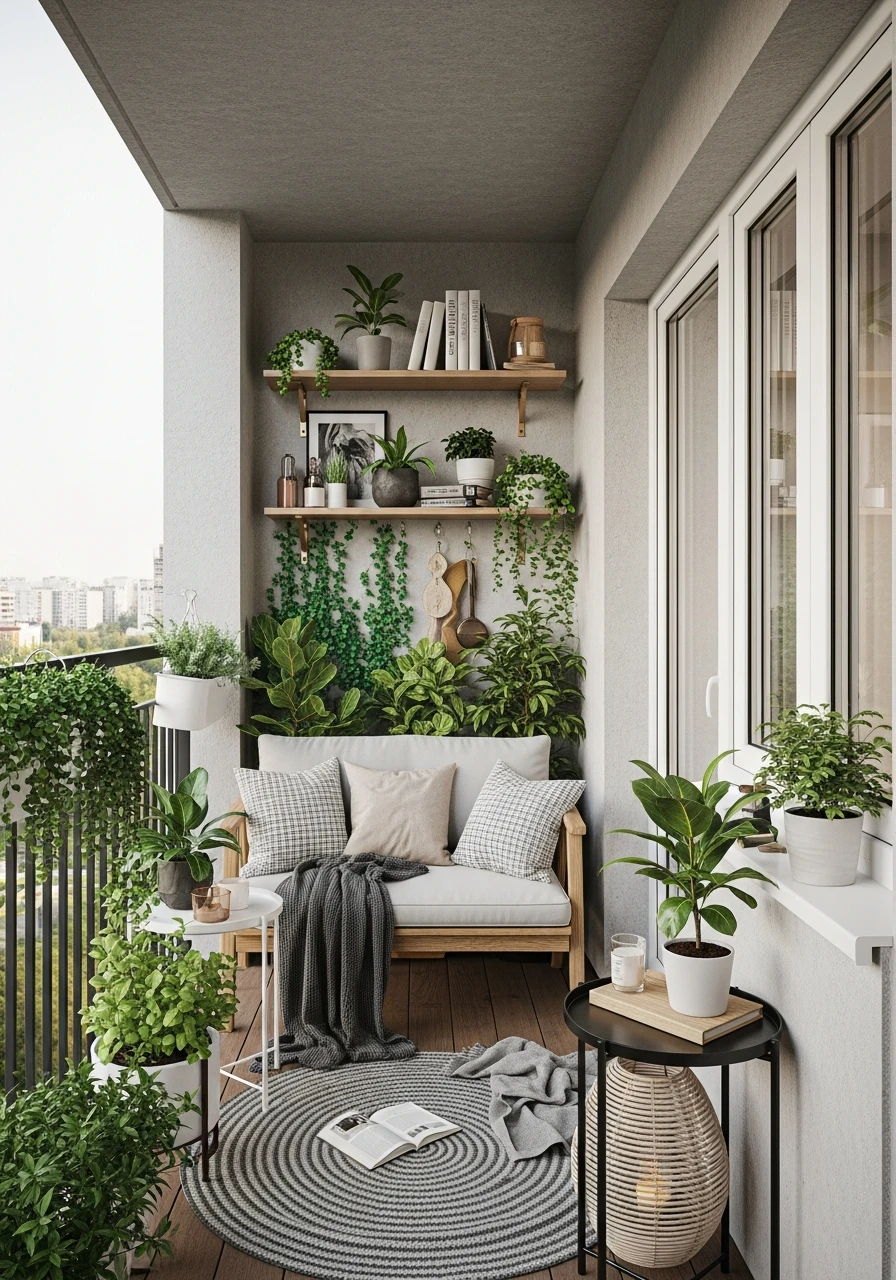 Botanical Bento Balcony Garden