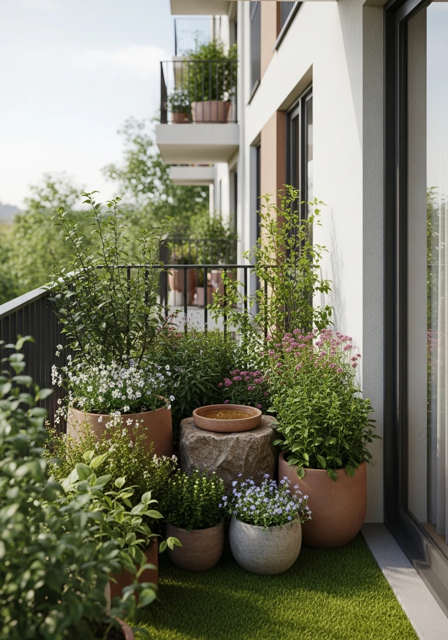 Mini Wildlife Balcony Garden