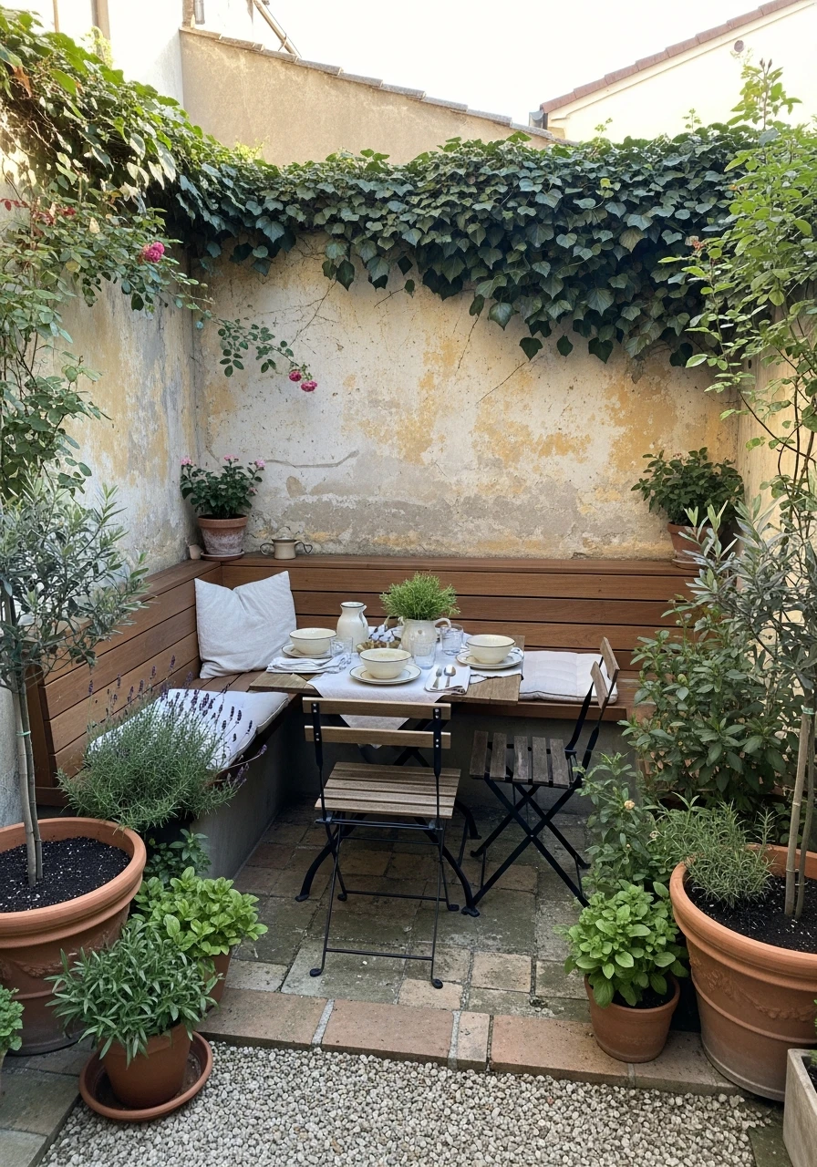 Build a Dining Nook - 50 Budget European Backyard Ideas That Look High-End