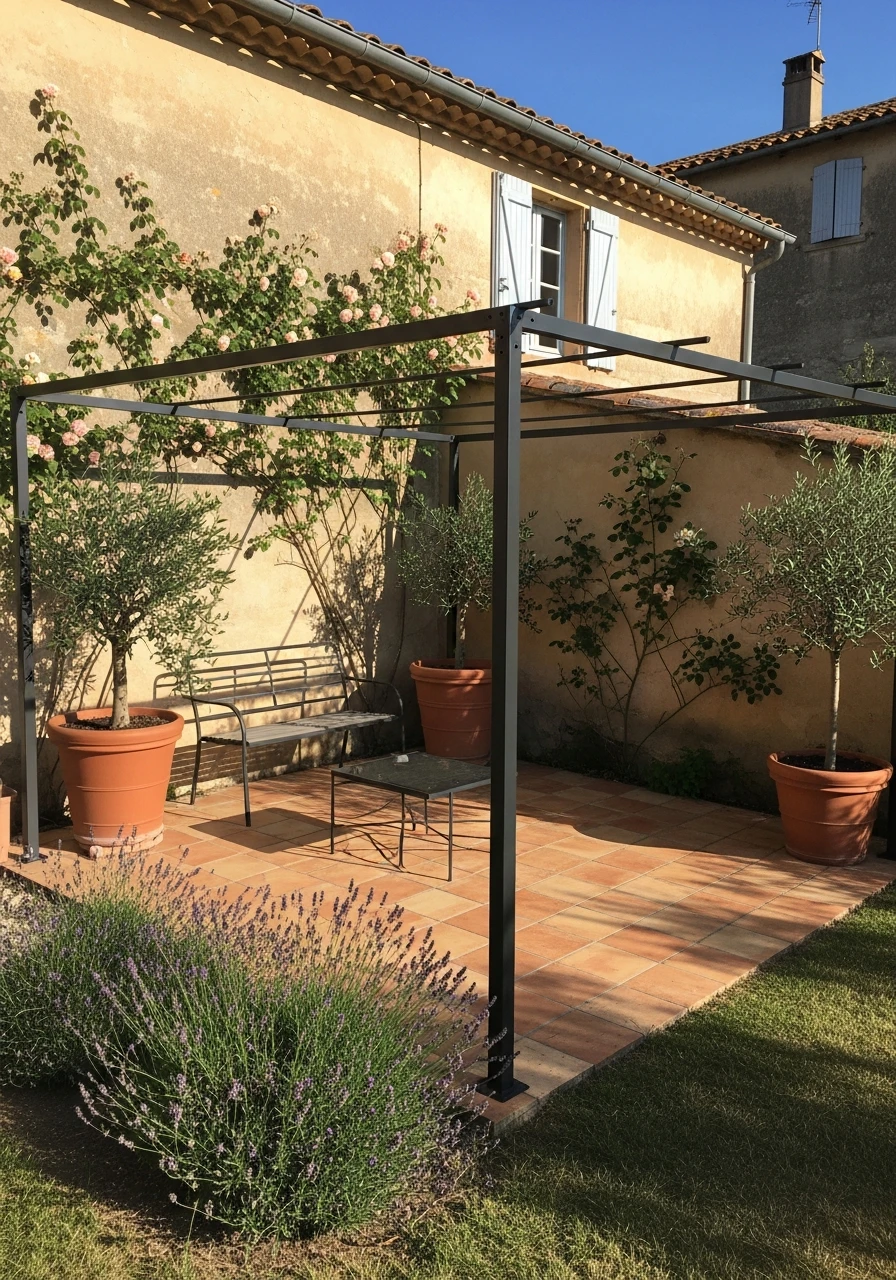 Build a Simple Pergola - 50 Budget European Backyard Ideas That Look High-End