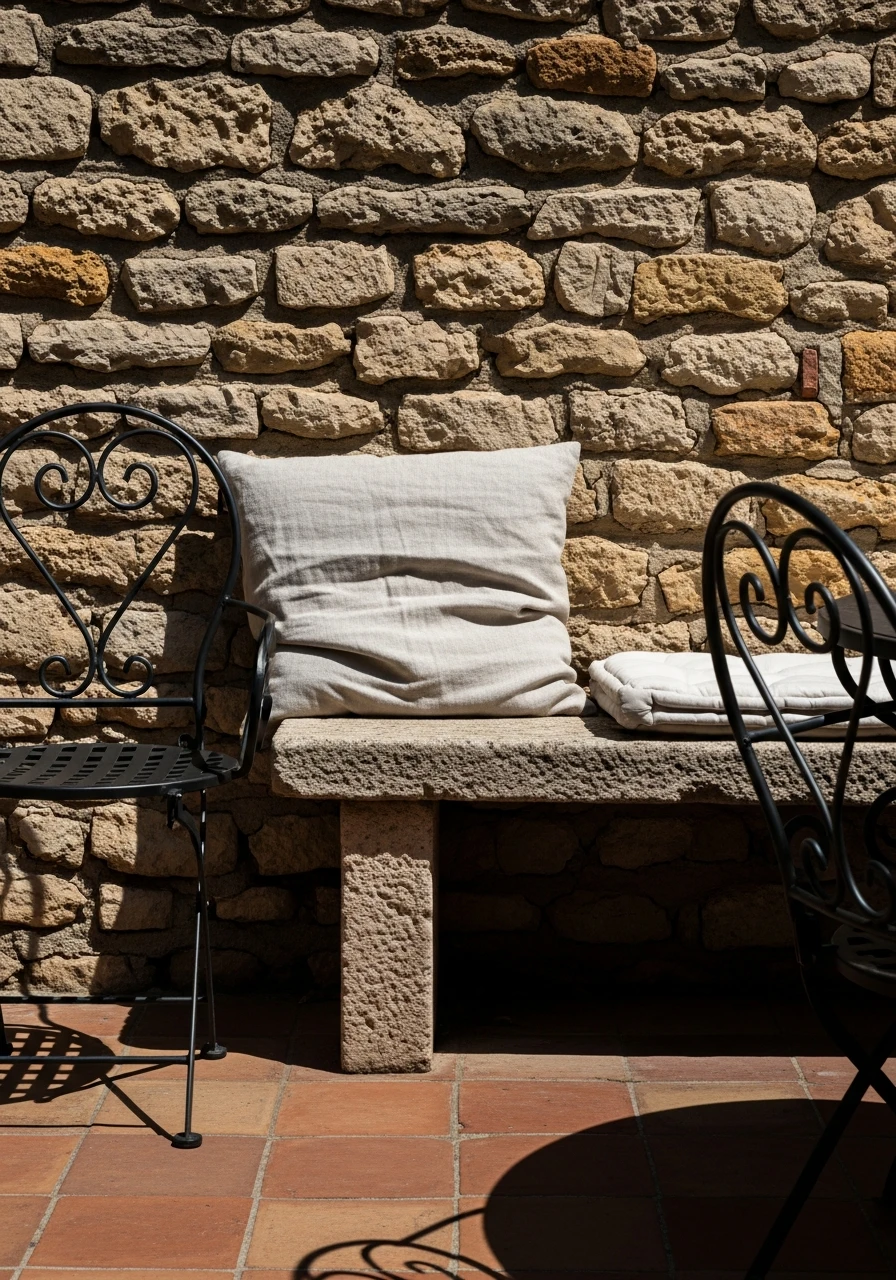 Layer Different Textures - 50 Budget European Backyard Ideas That Look High-End