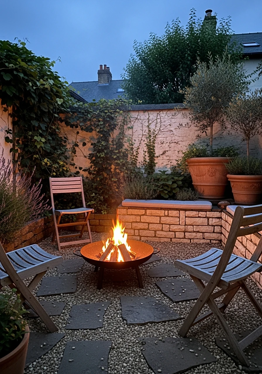 Add a Small Fire Pit - 50 Budget European Backyard Ideas That Look High-End