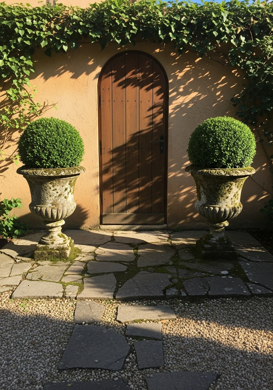 Focus on Symmetry - 50 Budget European Backyard Ideas That Look High-End