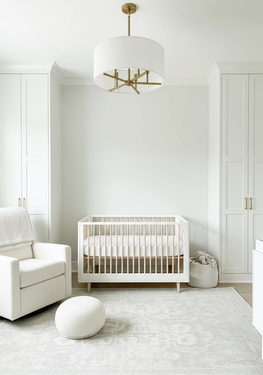 Clean Modern Minimal Look - 50 Best Gender Neutral Nursery Ideas for Stylish Parents