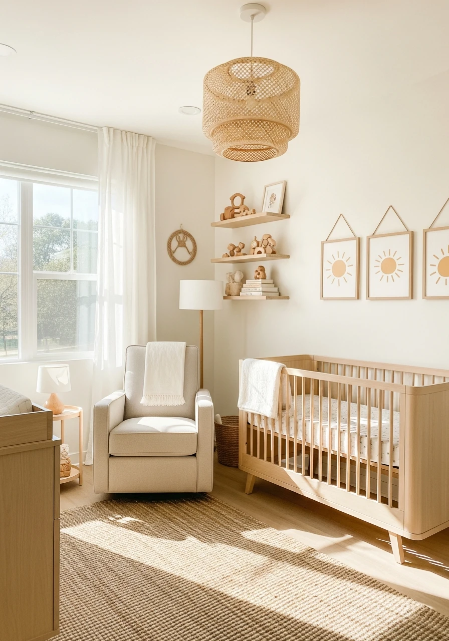 Cheerful Soft Yellow Pop - 50 Best Gender Neutral Nursery Ideas for Stylish Parents
