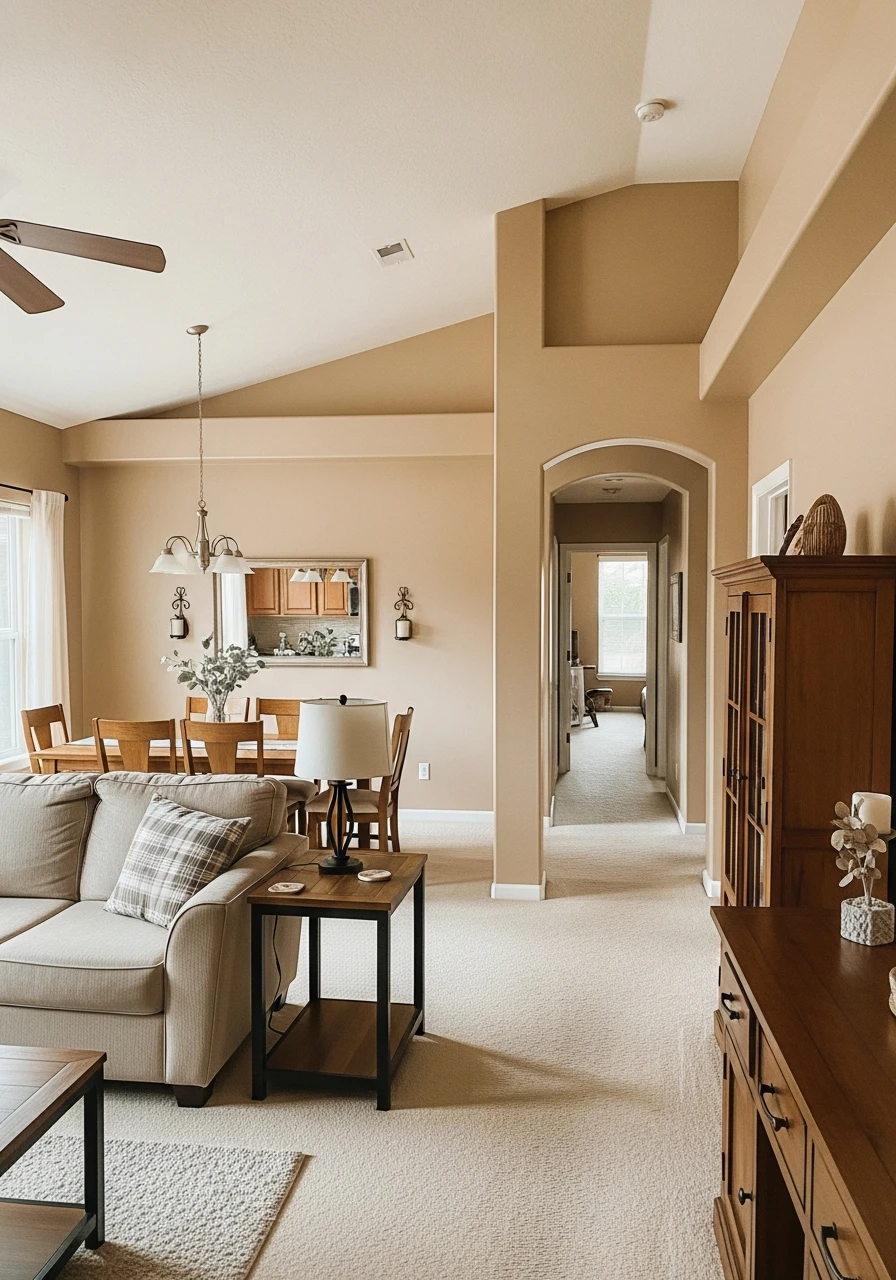 17. Balanced Beige: Earthy Neutral for Warm Palettes