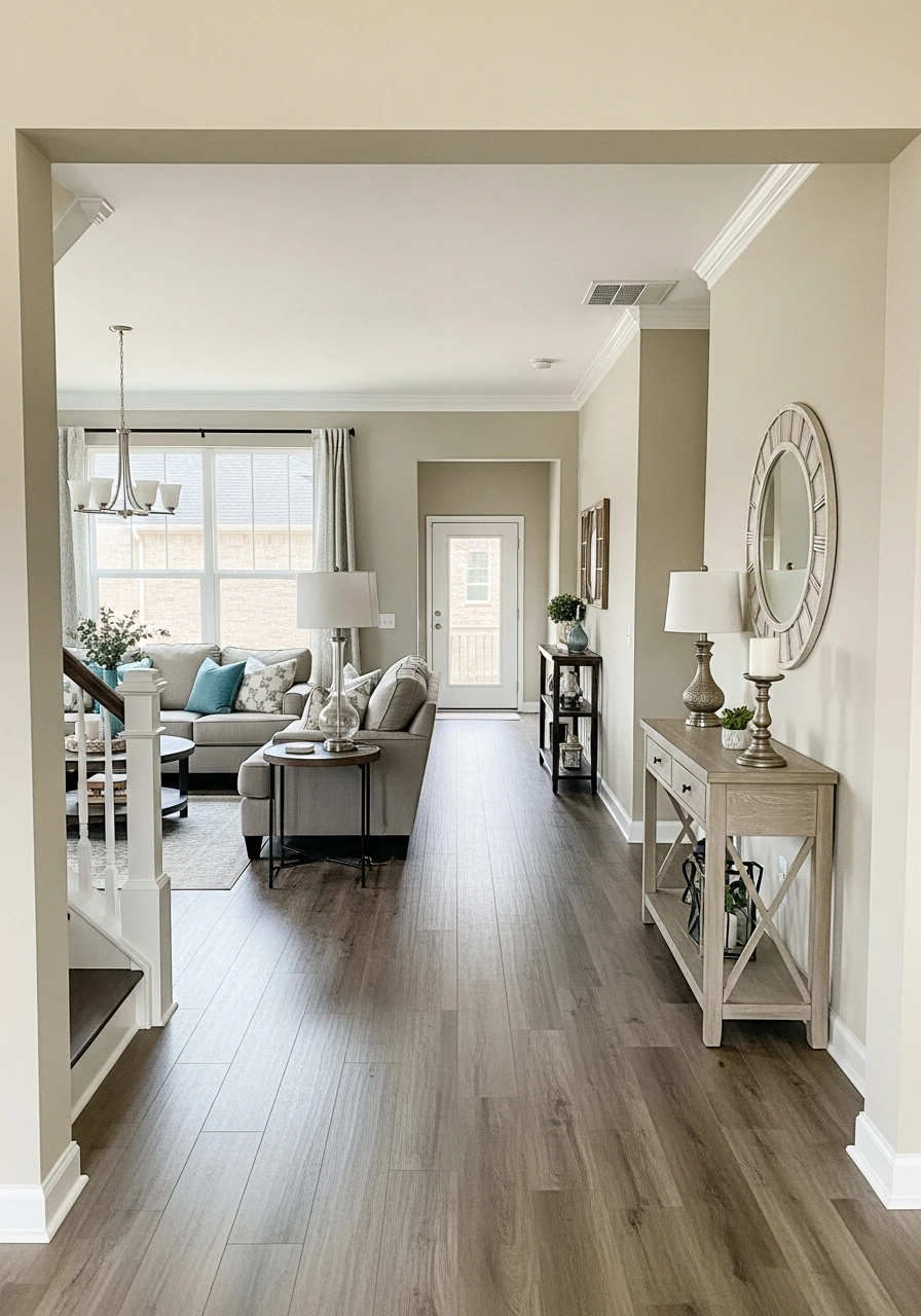 20. Universal Khaki: Nature-Inspired Beige for Full Home Flow