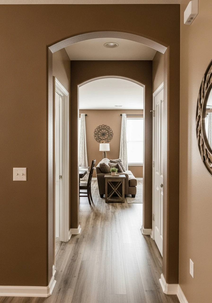 29. Smoked Tan: Brown-Infused Neutral for Cozy Walls