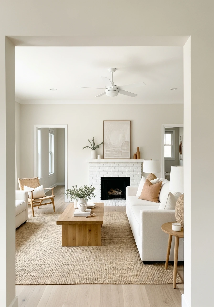 4. Shoji White: Warm Off-White for Natural Interiors