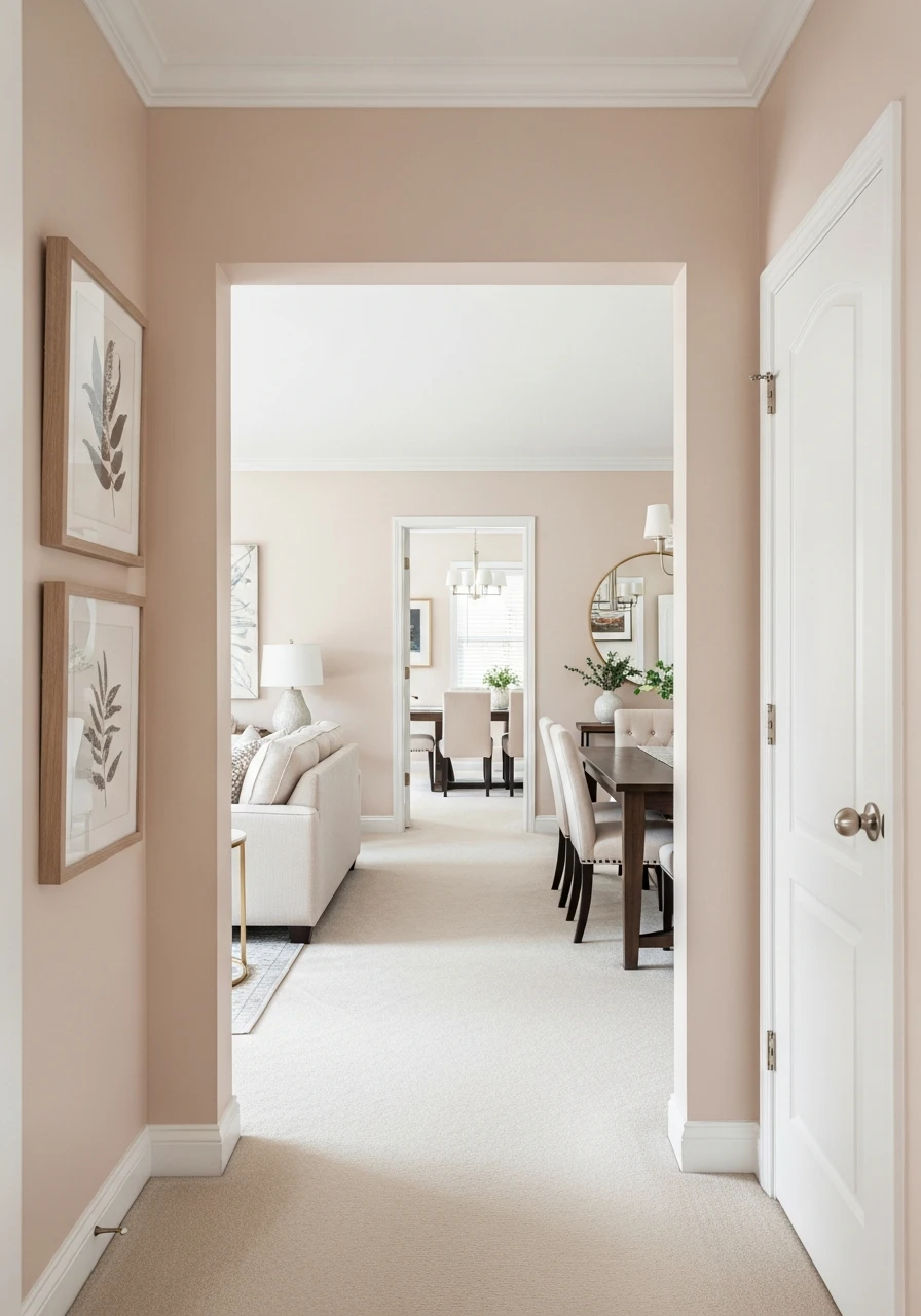 45. Setting Plaster: Soft Blush Neutral for Warm Elegance