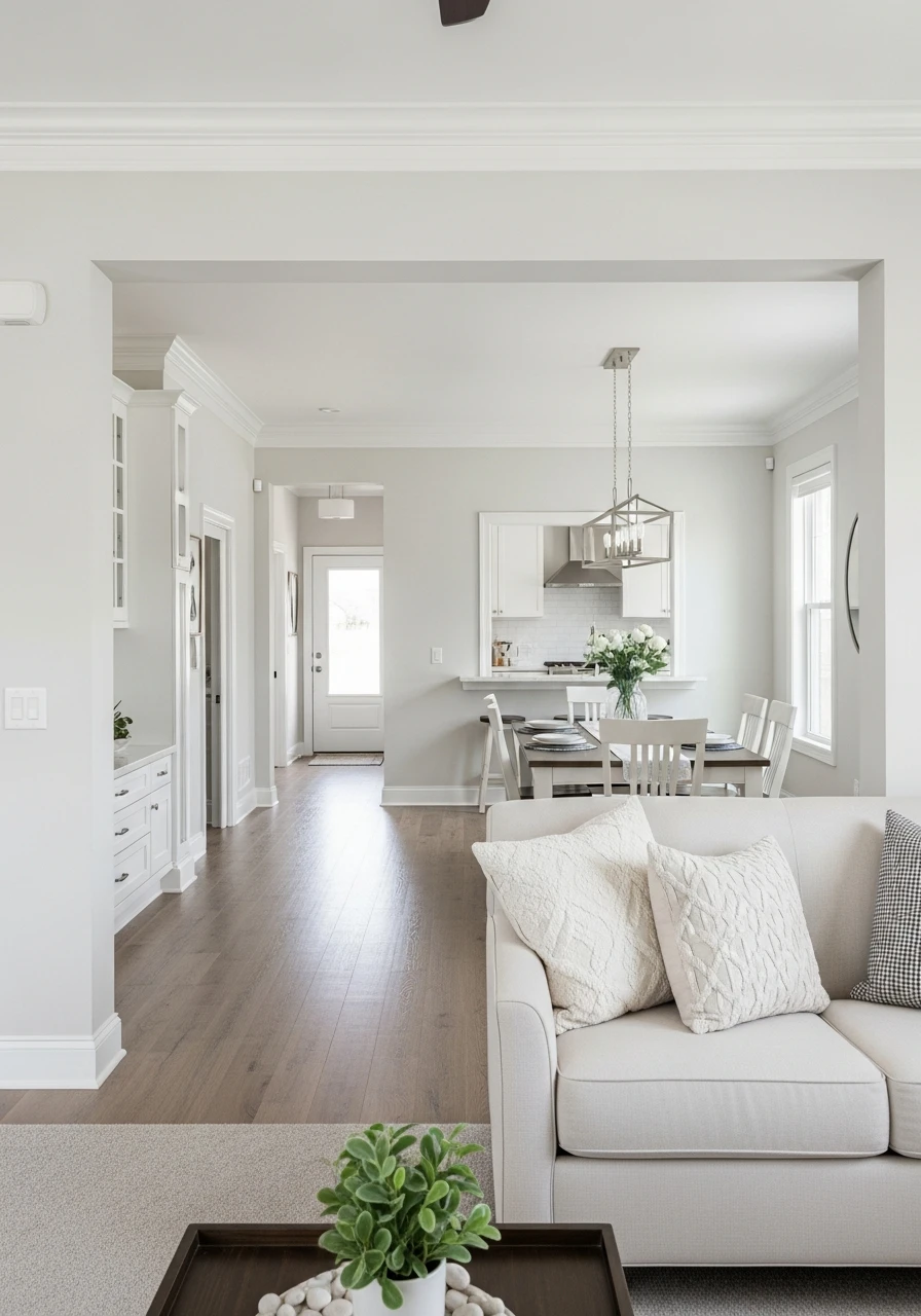 6. Simply White: Fresh Neutral for Modern Design