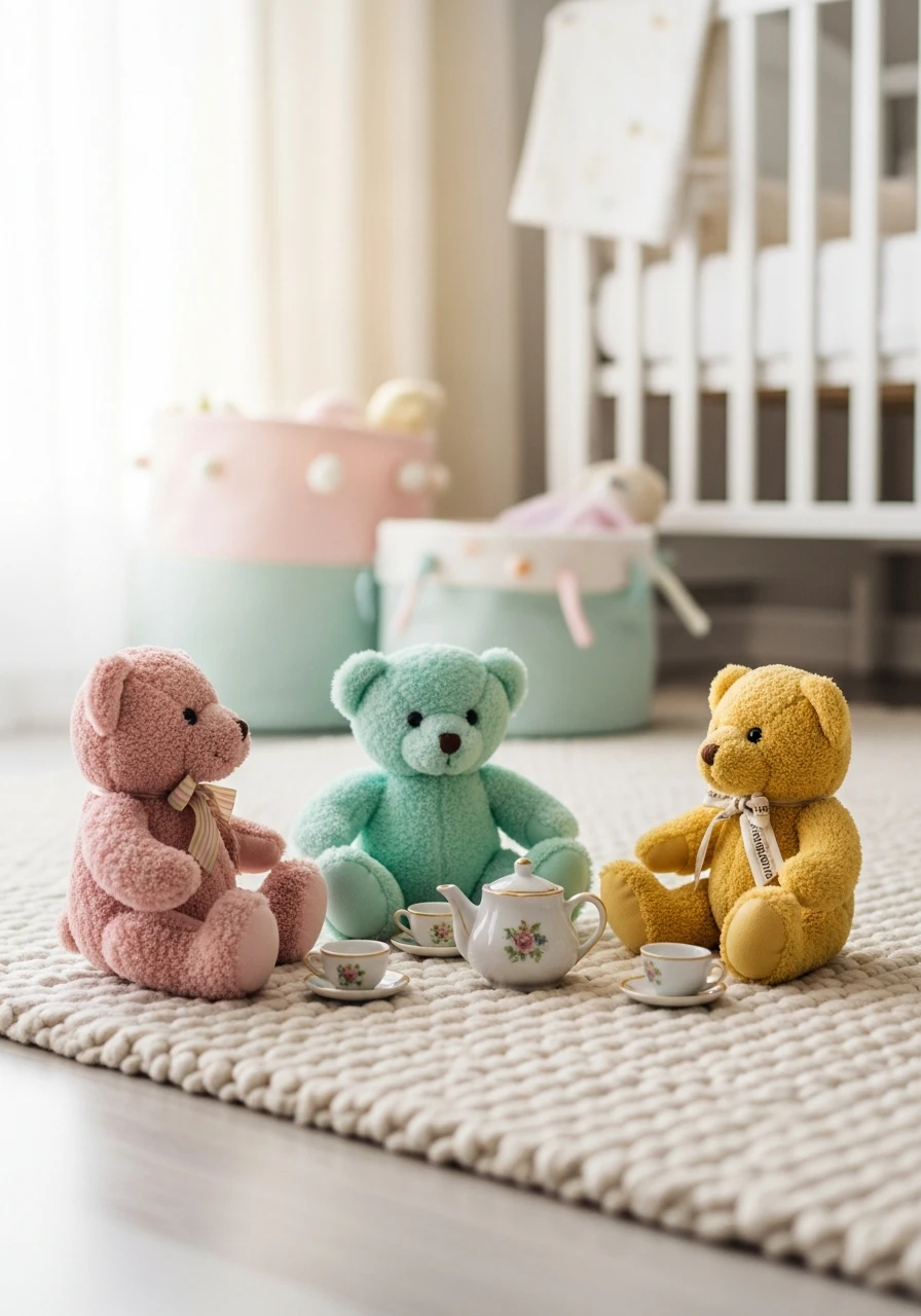 Teddy Bear Tea Party - 30 Adorable Nursery Room Themes for Any Budget