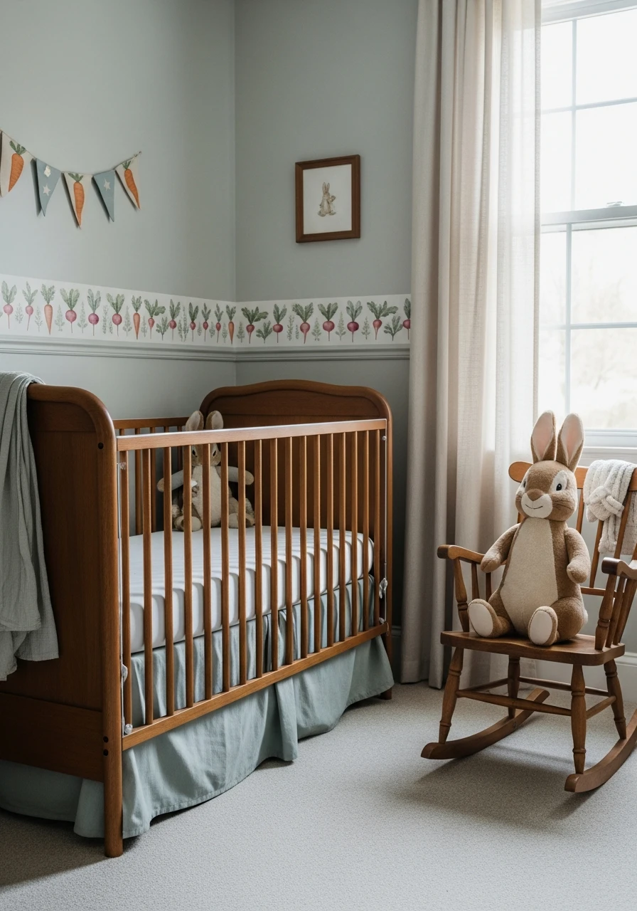 Peter Rabbit Cottontail - 30 Adorable Nursery Room Themes for Any Budget