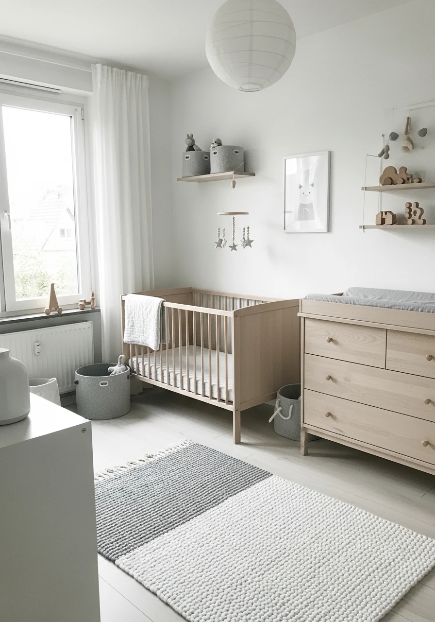 Cozy Scandinavian Style - 30 Adorable Nursery Room Themes for Any Budget