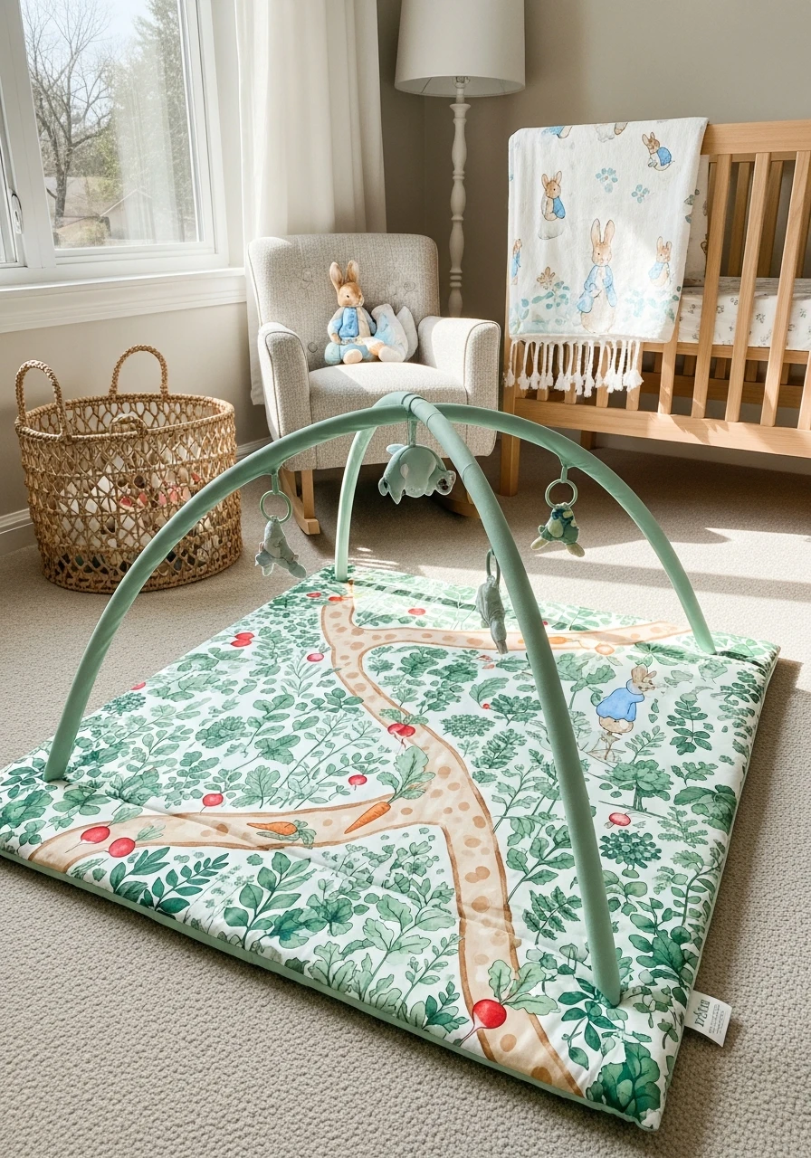 Garden Path Play Mat - Peter Rabbit Nursery Ideas: Create a Magical Space!