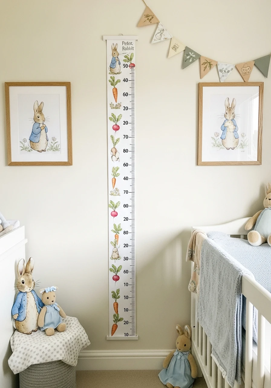 Peter Rabbit Growth Chart - Peter Rabbit Nursery Ideas: Create a Magical Space!
