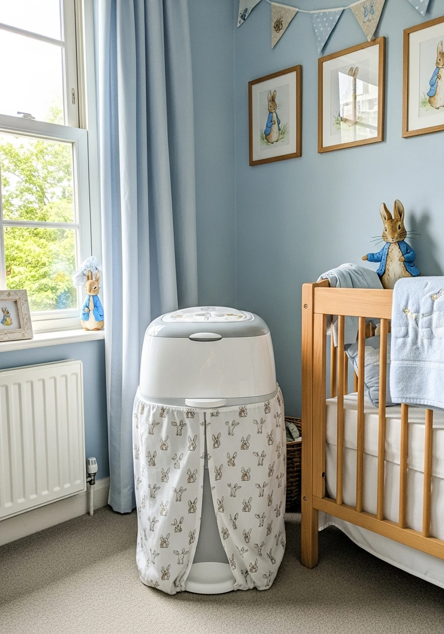 Themed Diaper Pail Cover - Peter Rabbit Nursery Ideas: Create a Magical Space!