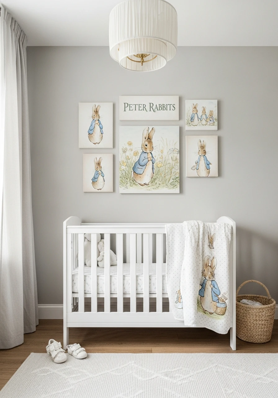 Vintage Peter Rabbit Canvas Art - Peter Rabbit Nursery Ideas: Create a Magical Space!