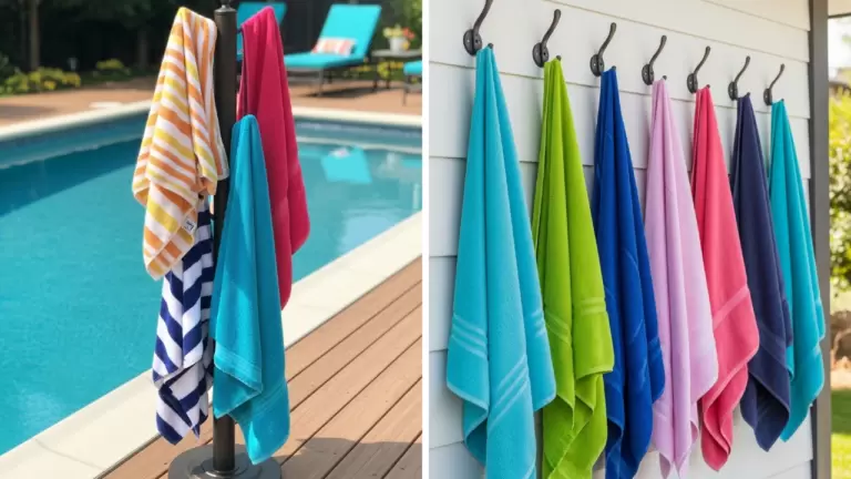 35 Brilliant Pool Towel Storage Ideas