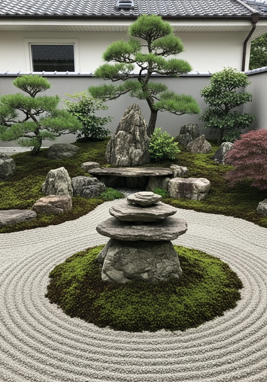 Layered Rock Composition Focal Area