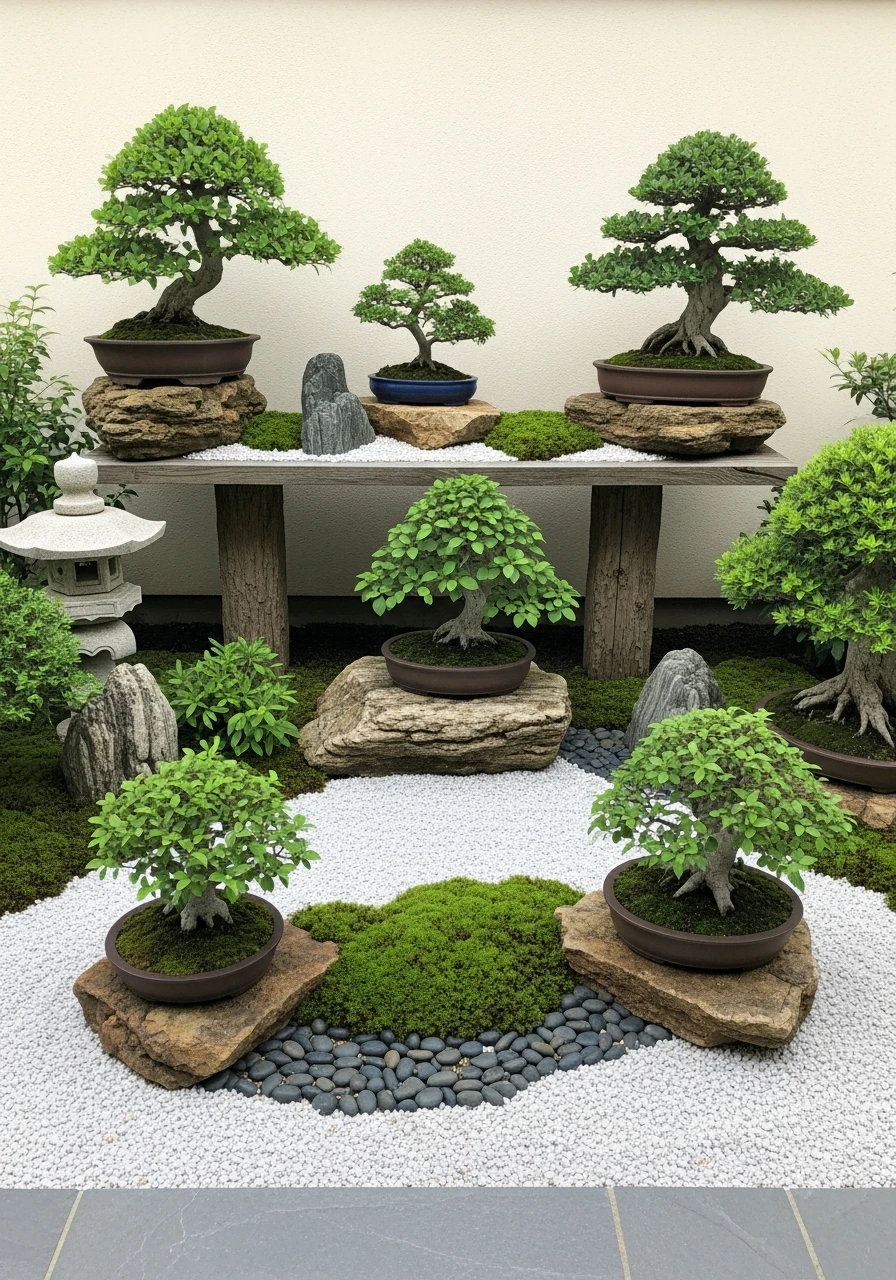 Small Bonsai Display Garden Zone