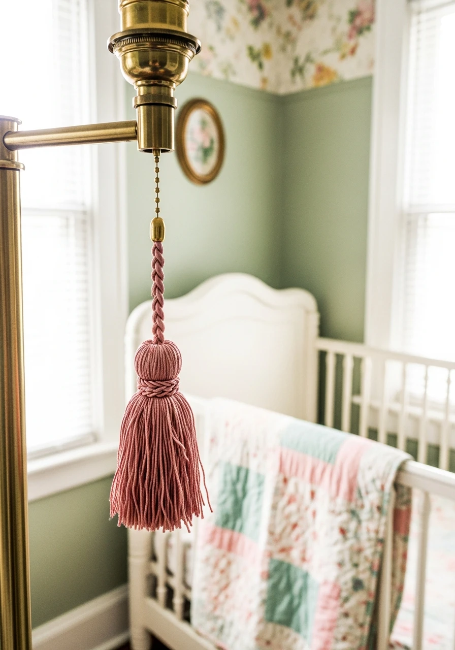 Tassel Pull Chains - 35 Vintage Nursery Ideas That Look Expensive But Aren't
