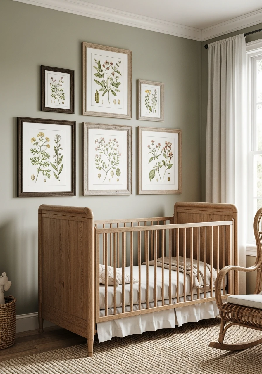 Botanical Print Art - 35 Vintage Nursery Ideas That Look Expensive But Aren't