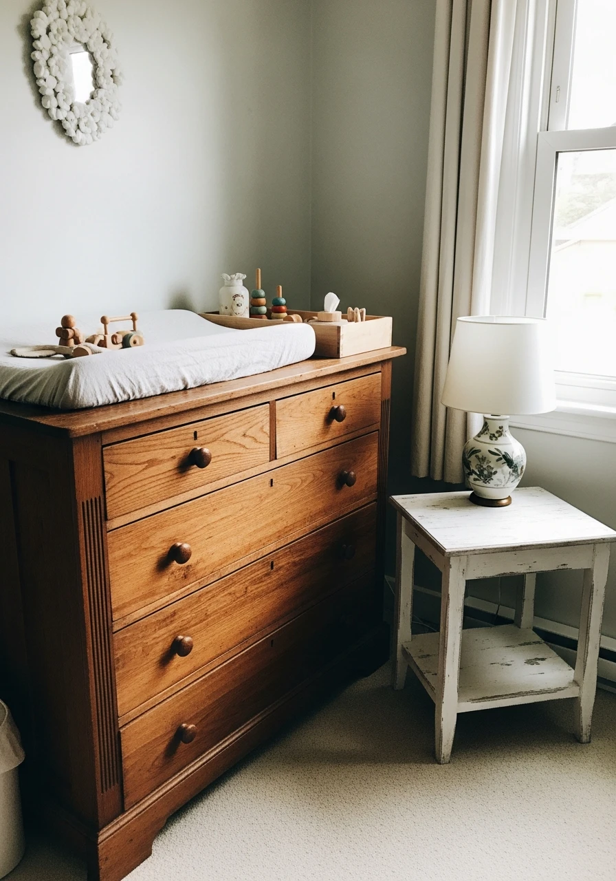 Hand-Me-Down Furniture - 35 Vintage Nursery Ideas That Look Expensive But Aren't