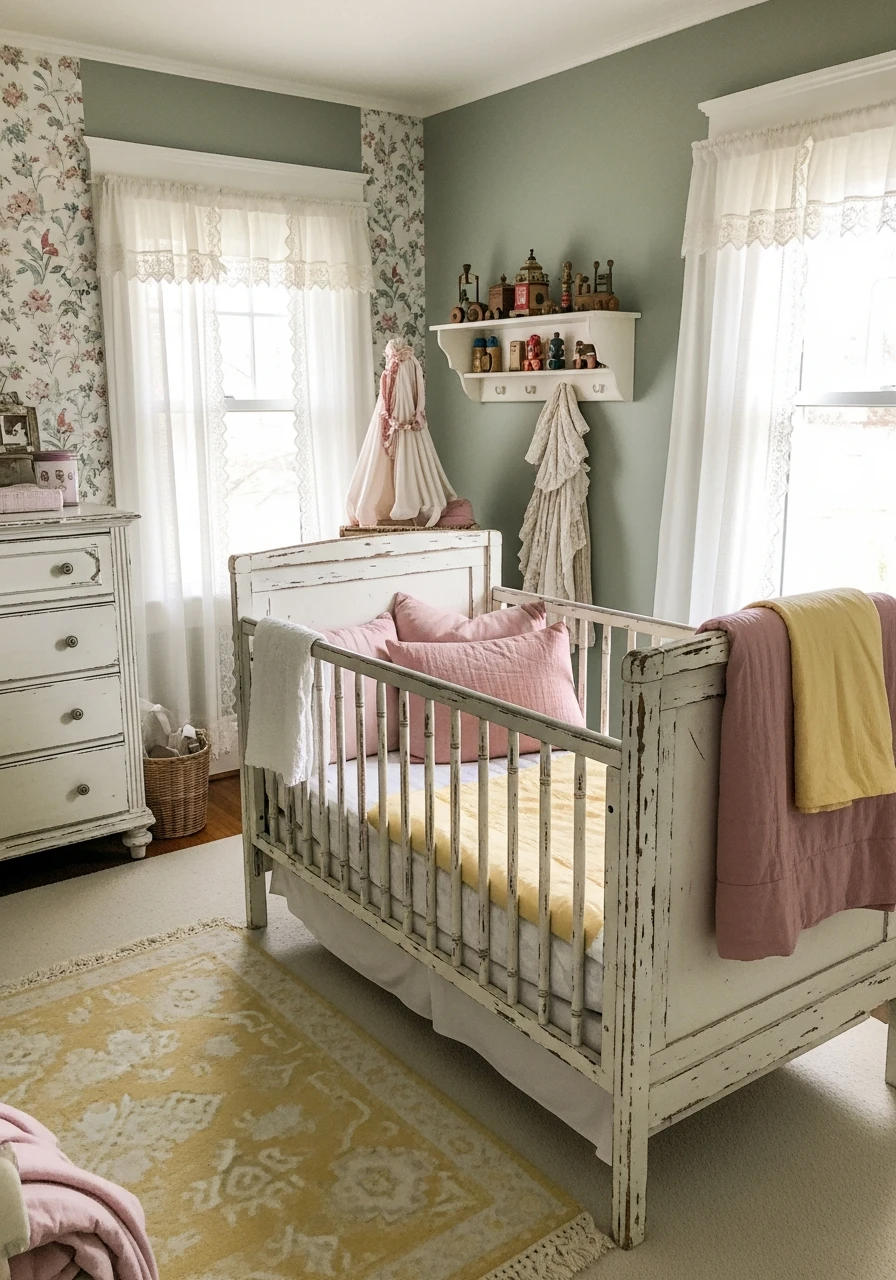 Soft Pastel Color Palette - 35 Vintage Nursery Ideas That Look Expensive But Aren't