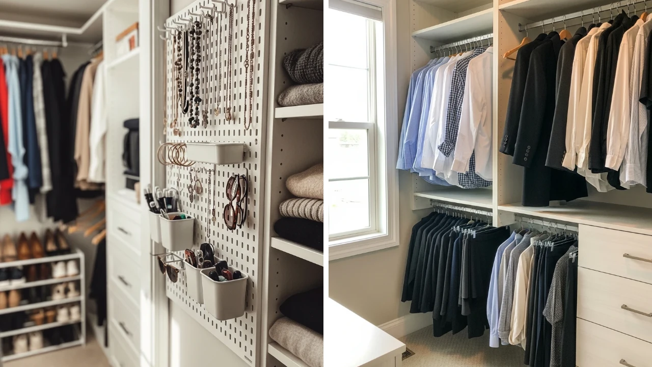 50 Genius Walk In Closet Organization Ideas - Addicted To Organization