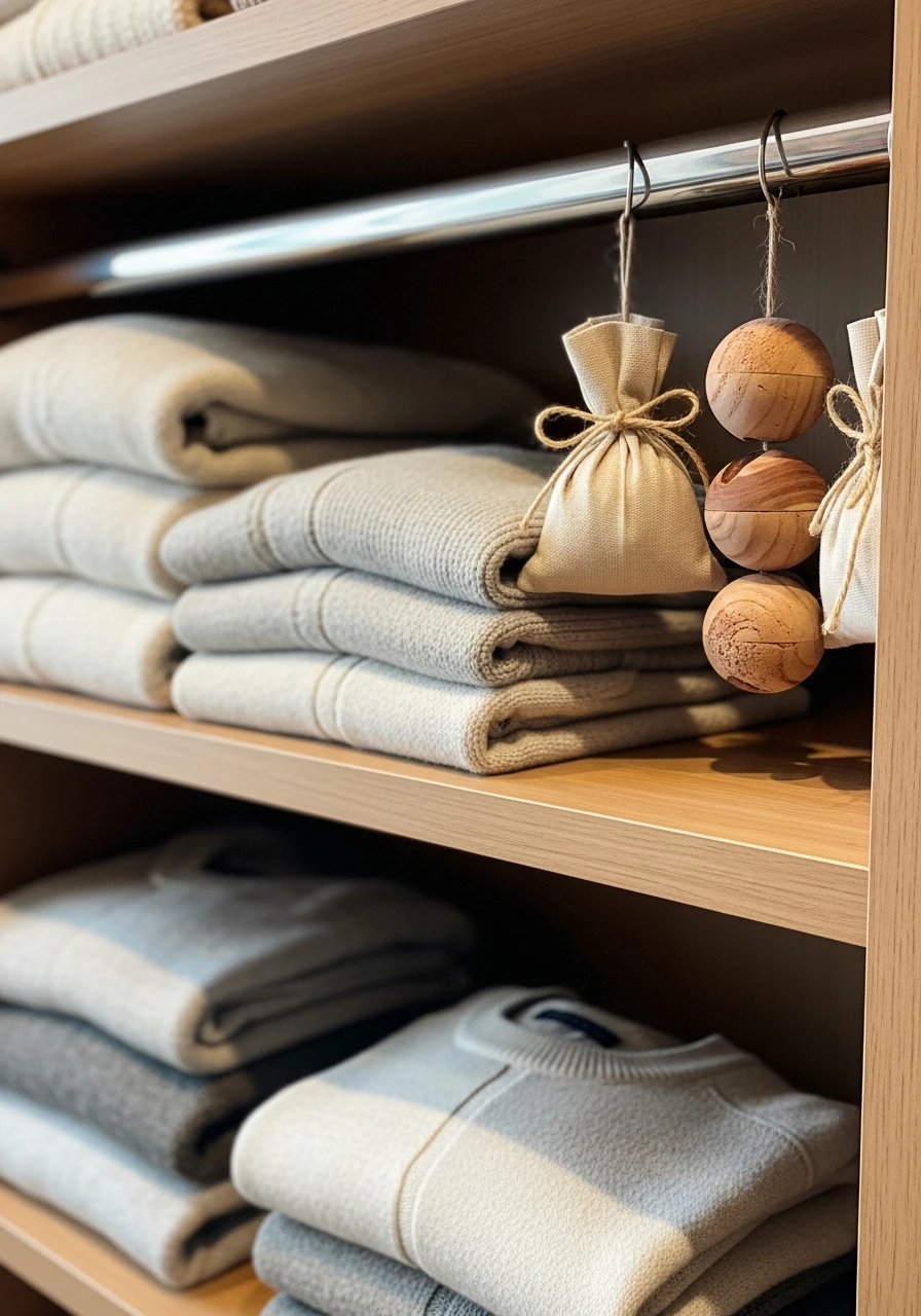 Add Fragrance Sachets - 50 Genius Walk In Closet Organization Ideas for a High-End Look