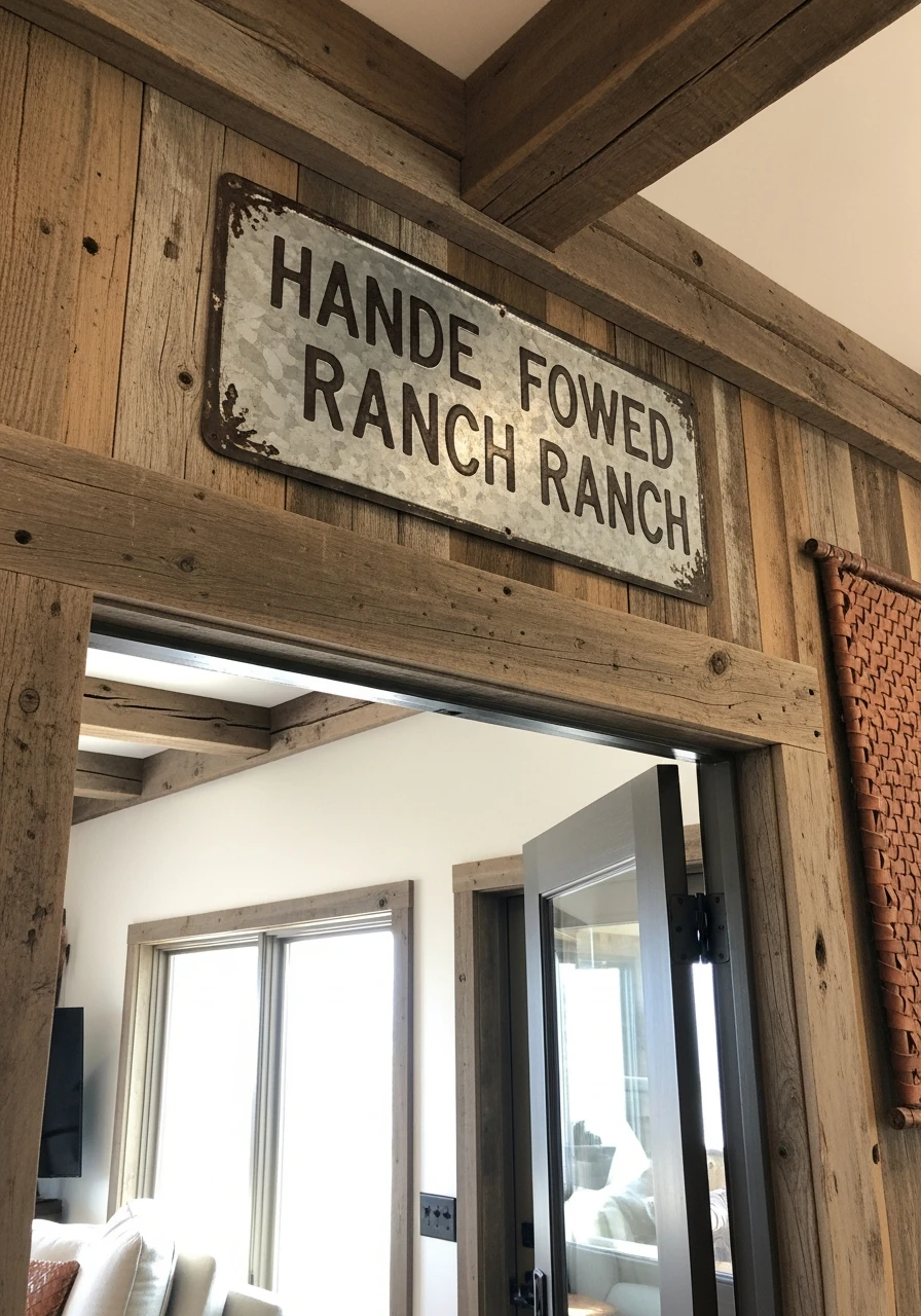 Vintage Metal Ranch Signs - 50 Simple Ways to Get Western Home Decor Ranch Style
