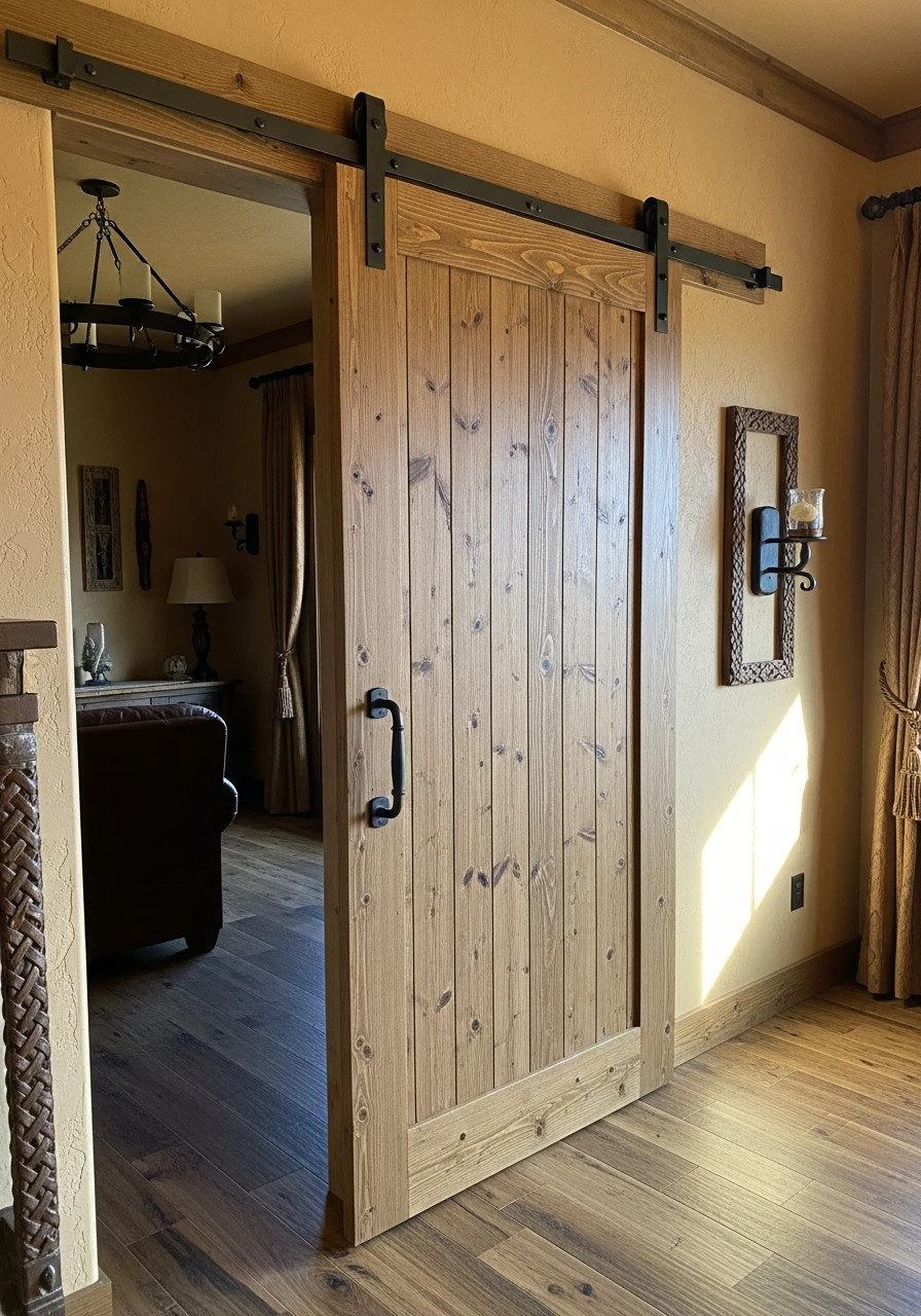 Install Sliding Barn Doors - 50 Simple Ways to Get Western Home Decor Ranch Style
