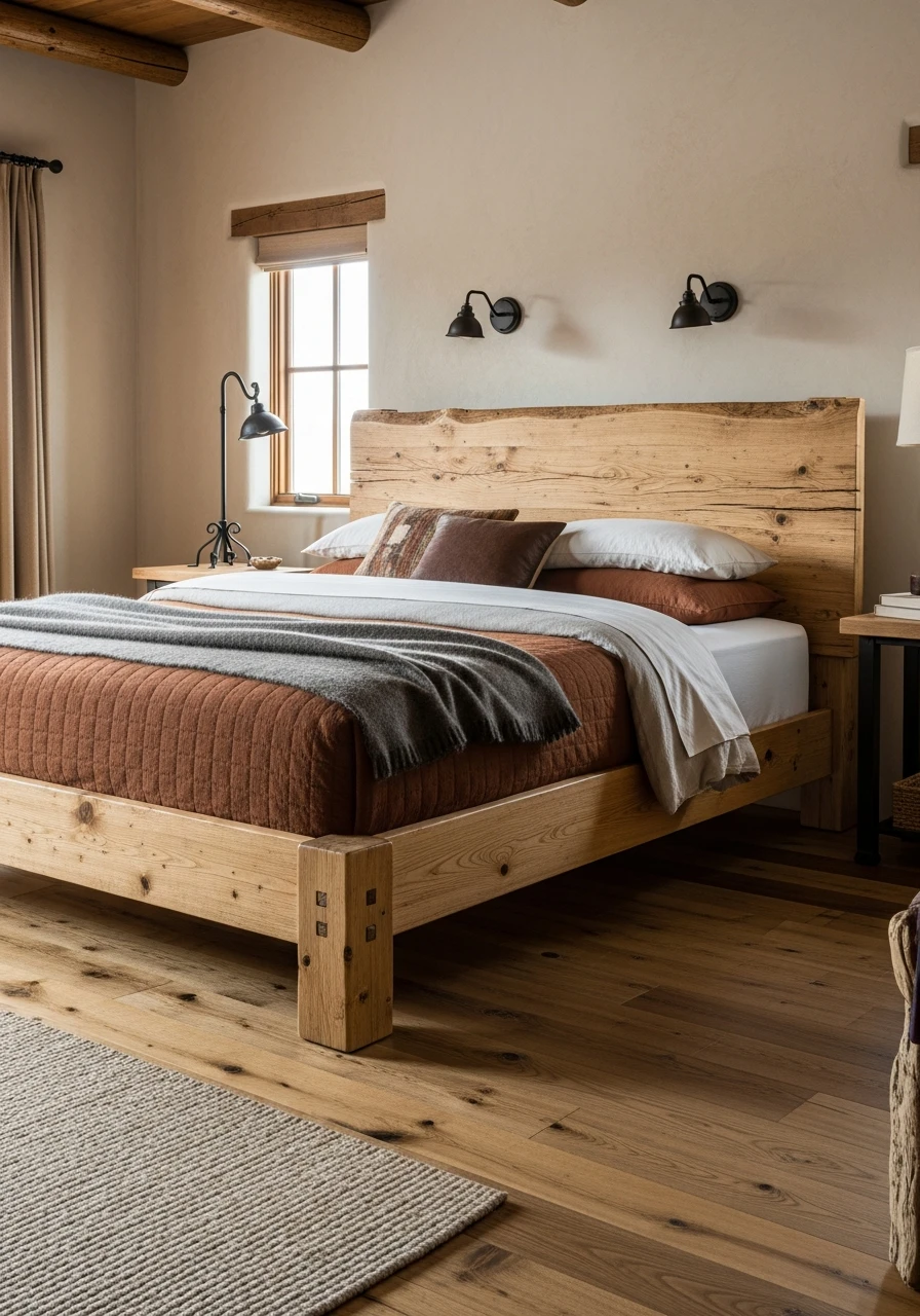 Sturdy Wood Bed Frames - 50 Simple Ways to Get Western Home Decor Ranch Style