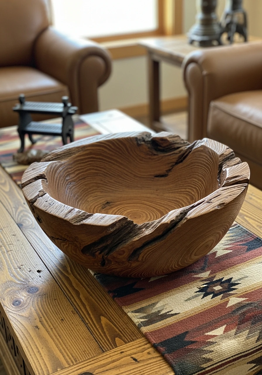 Carved Wood Centerpieces - 50 Simple Ways to Get Western Home Decor Ranch Style