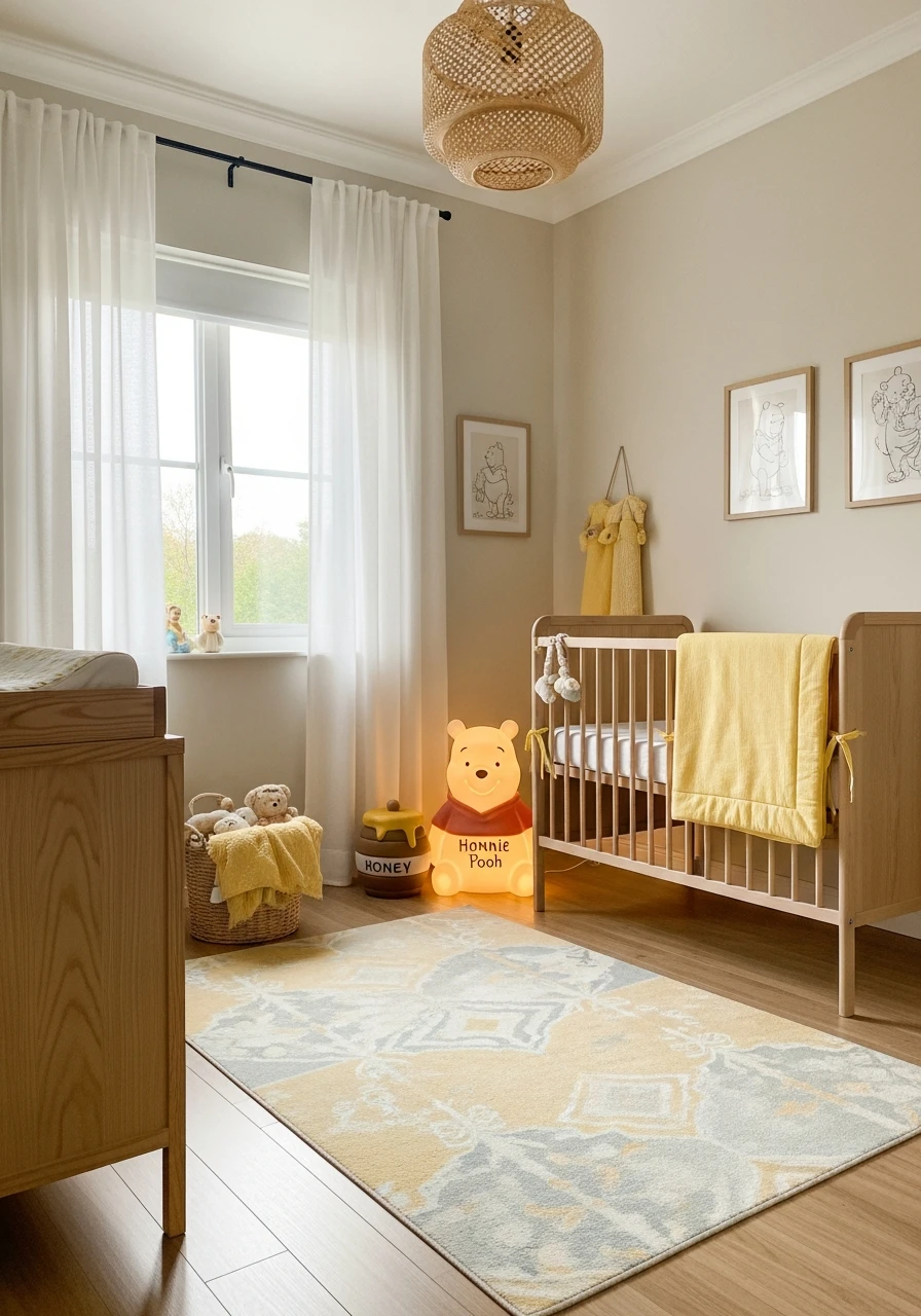 Pooh Night Light - 50 Adorable and High-End Ideas for Your Winnie the Pooh Nursery